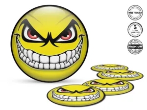 Resin Domed Stickers Hub Cap Logo Style